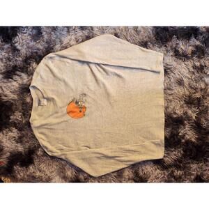 Cleveland Browns Mens Long Sleeve Waffle Knit Thermal Shirt y2k rbk Reebok Large